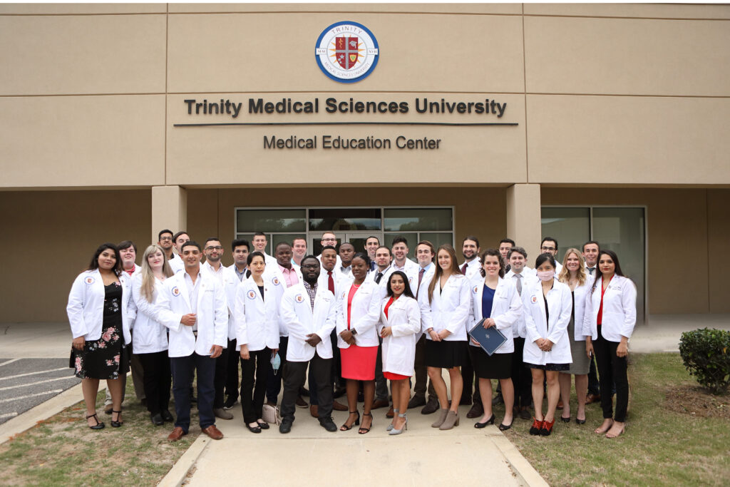 Trinity Medical School pinning ceremony for medical students entering their 5th term