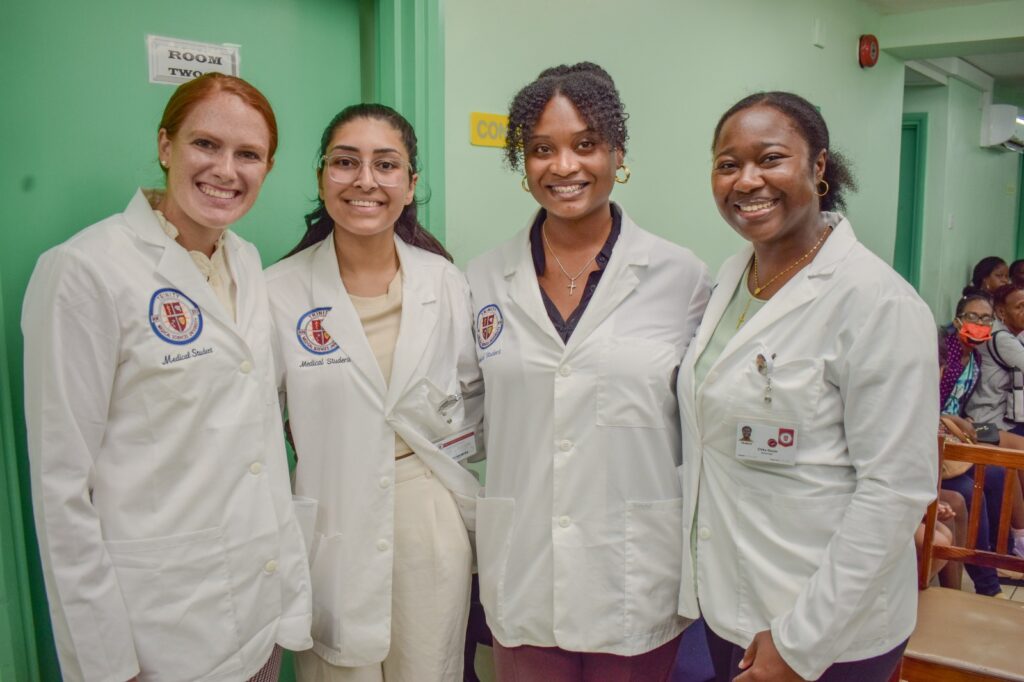 From left to right: Callie Nesbitt, Anmoal Sidhu, Lakeithra McSweeney and Mary-Angel Ekezie.